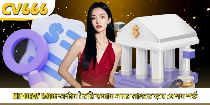 CV666 Withdraw অর্ডার তৈরি করার সময় মানতে হবে যেসব শর্ত