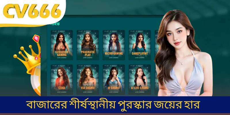 বাজারের শীর্ষস্থানীয় পুরস্কার জয়ের হার